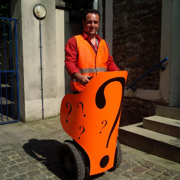 Segway-festival-surprenant marketing de rue gyropode