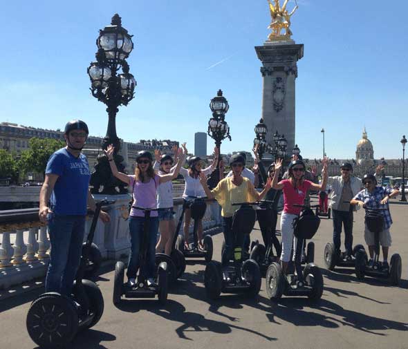 balade en gyropode segway entre amis dans paris